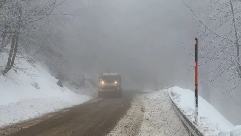 Kartepe’de kar yağışı başladı –  Ankara Haber