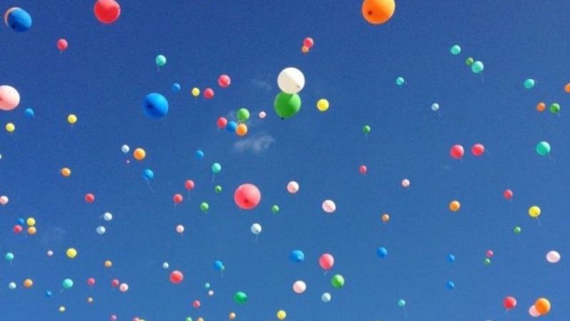 Binlerce balon minik Ali Asaf için gökyüzüne bırakıldı –  Ankara Haber
