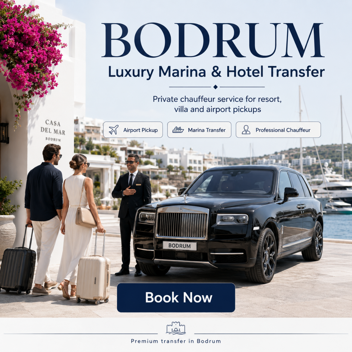 Premium Drive Chauffeurs Brings Private Chauffeur Transportation to Bodrum’s Airports, Villas and Marinas